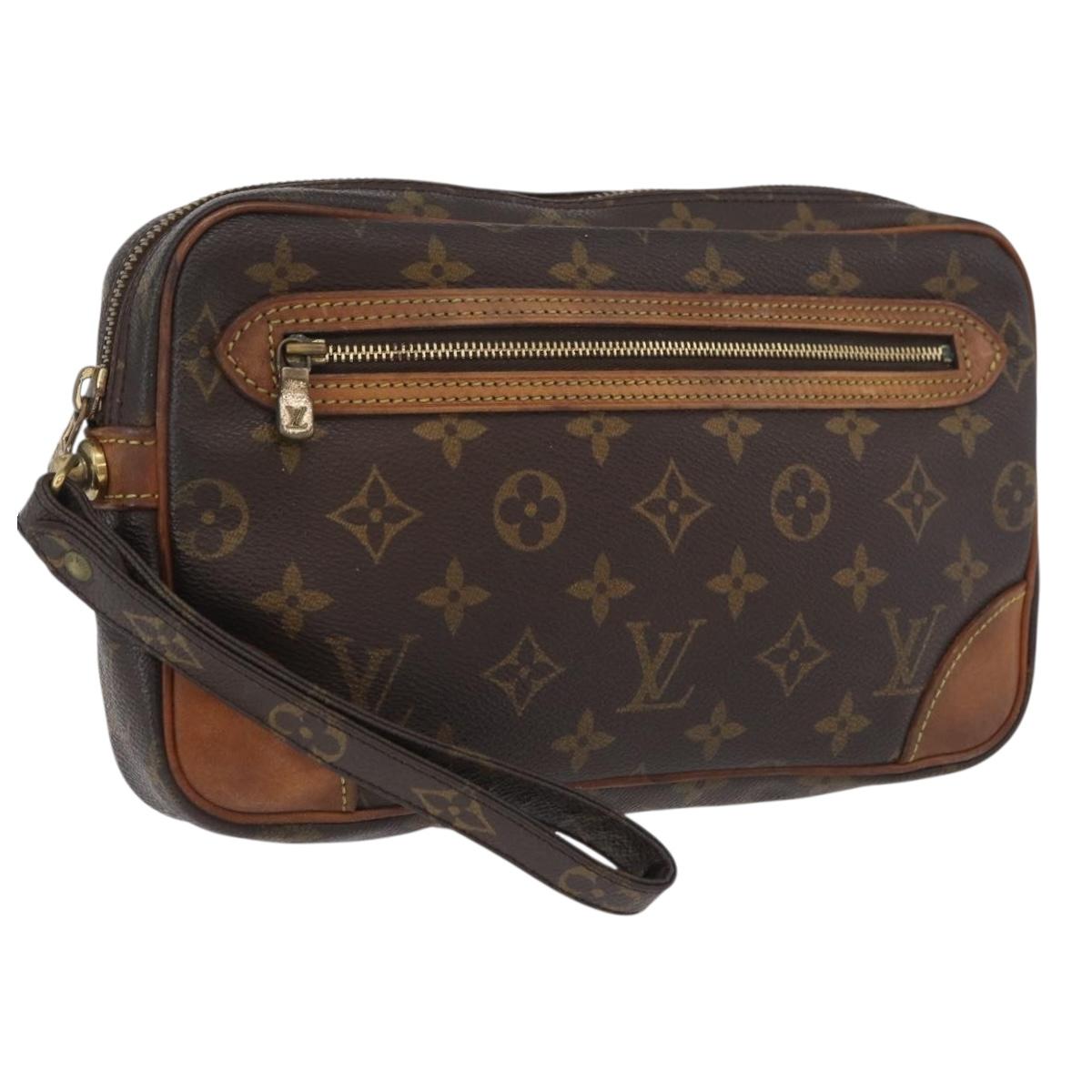LOUIS VUITTON Monogram Marly Dragonne GM Clutch Bag M51825 LV Auth th6