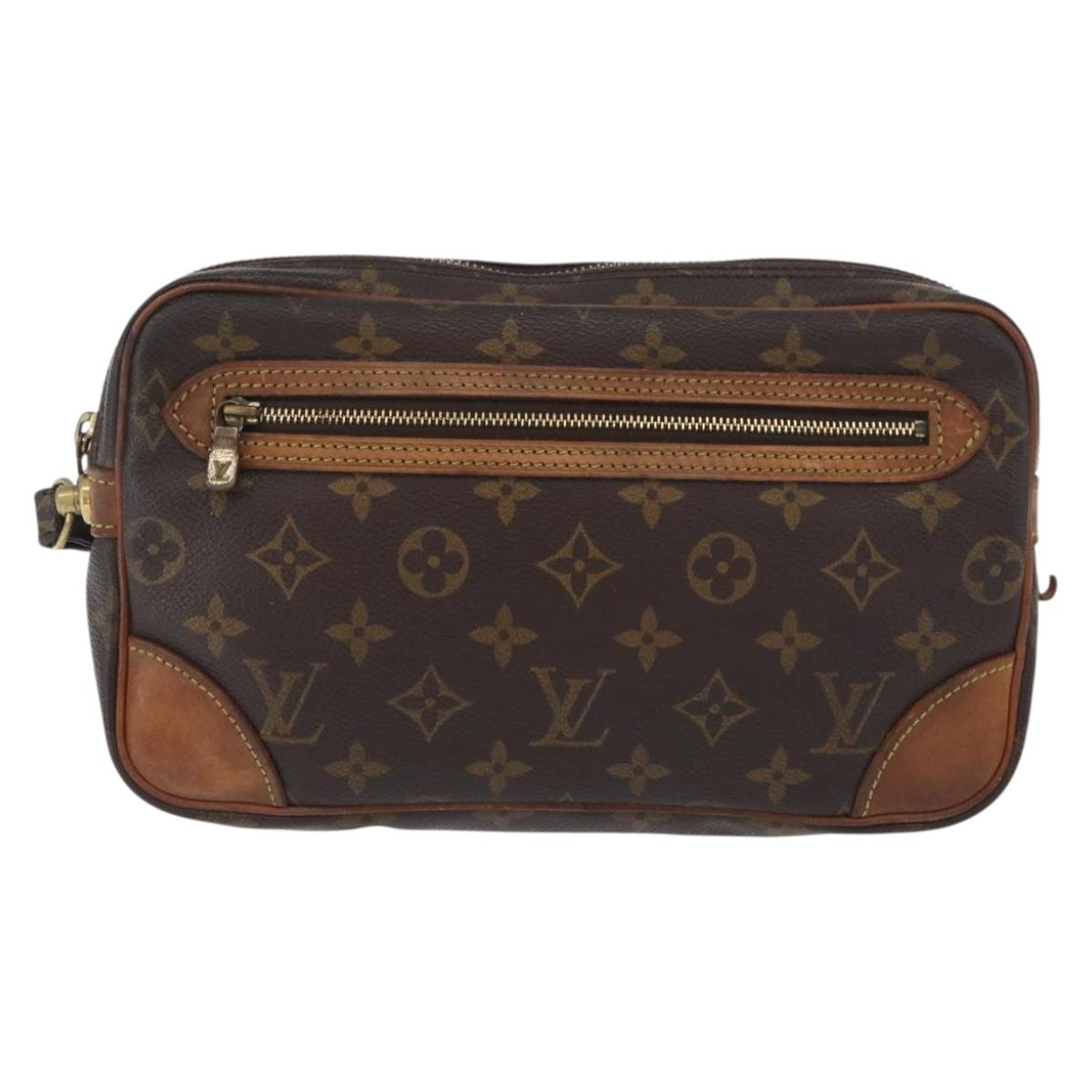 LOUIS VUITTON Monogram Marly Dragonne GM Clutch Bag M51825 LV Auth th6648