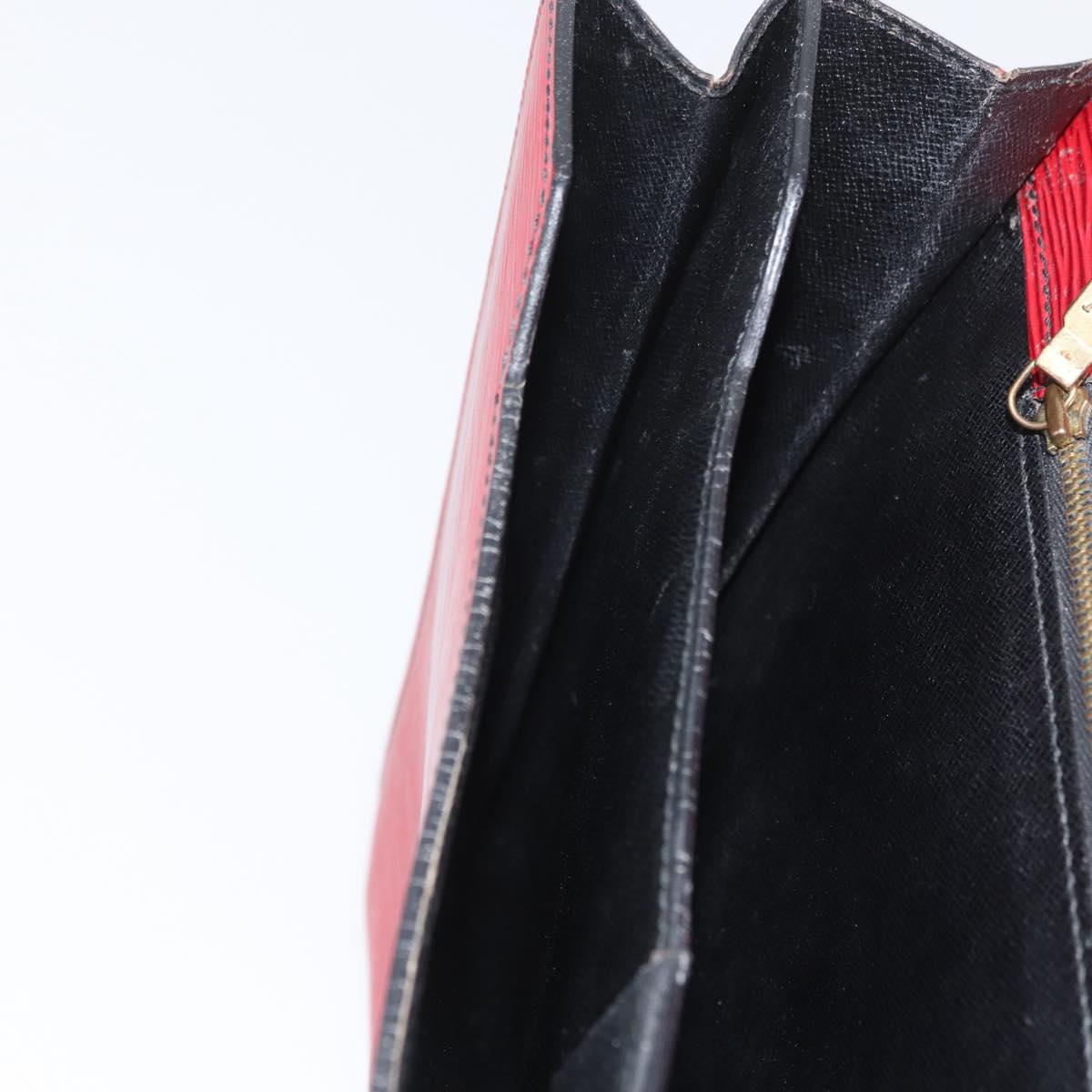 LOUIS VUITTON Epi ServietteConseiller Business Bag Red M54427 LV Auth th6653