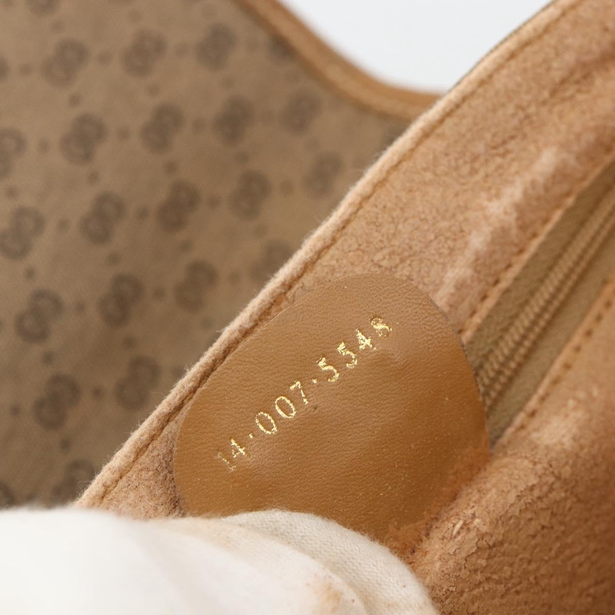 GUCCI Micro GG Supreme Shoulder Bag PVC Beige Gold 14 007 5548 Auth th6655