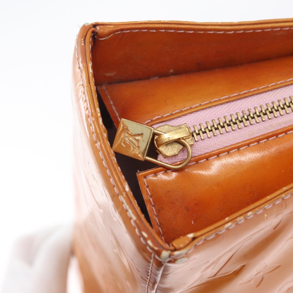 LOUIS VUITTON Monogram Vernis Columbus Bag Marshmallow Pink M91032 Auth th6658