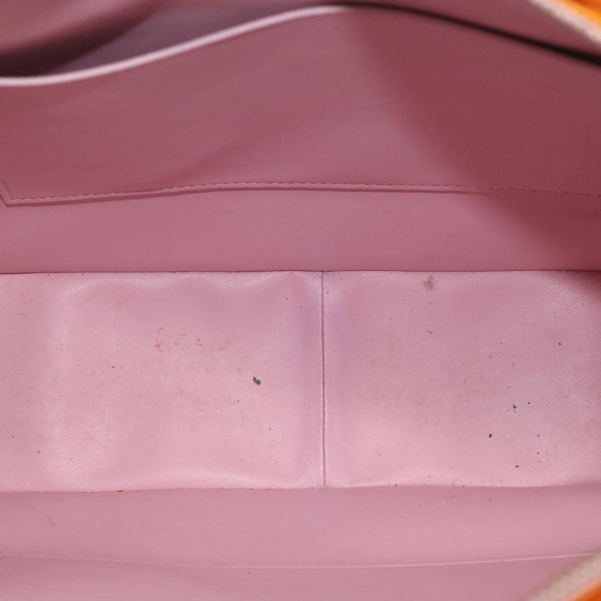 LOUIS VUITTON Monogram Vernis Columbus Bag Marshmallow Pink M91032 Auth th6658