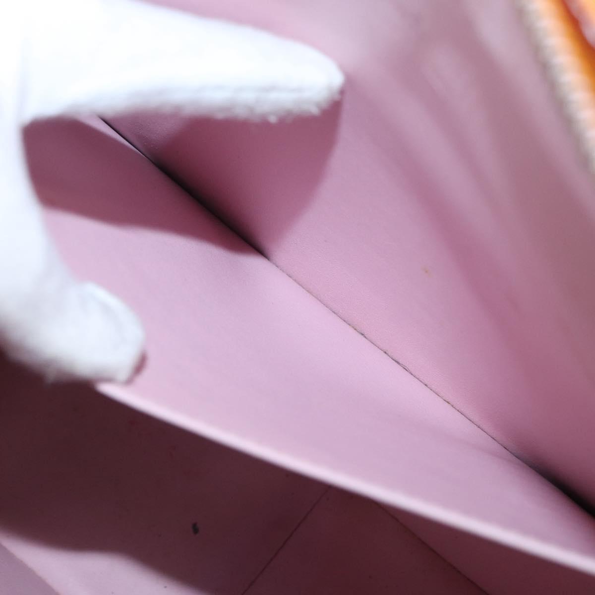 LOUIS VUITTON Monogram Vernis Columbus Bag Marshmallow Pink M91032 Auth th6658