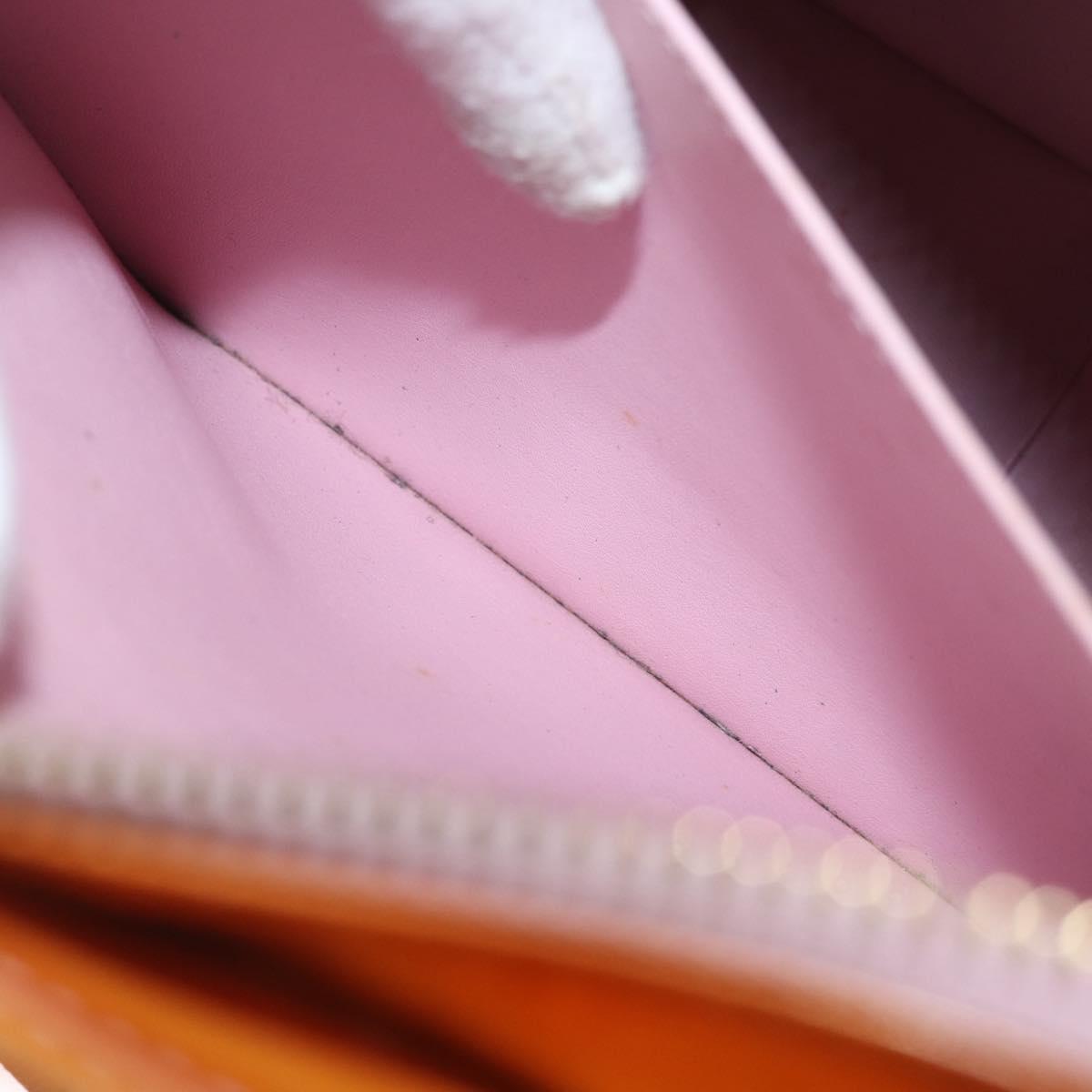 LOUIS VUITTON Monogram Vernis Columbus Bag Marshmallow Pink M91032 Auth th6658