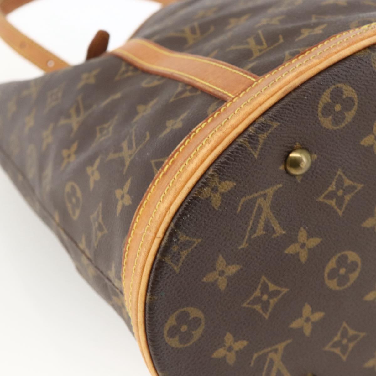 LOUIS VUITTON Monogram Bucket GM Shoulder Bag M42236 LV Auth th6659