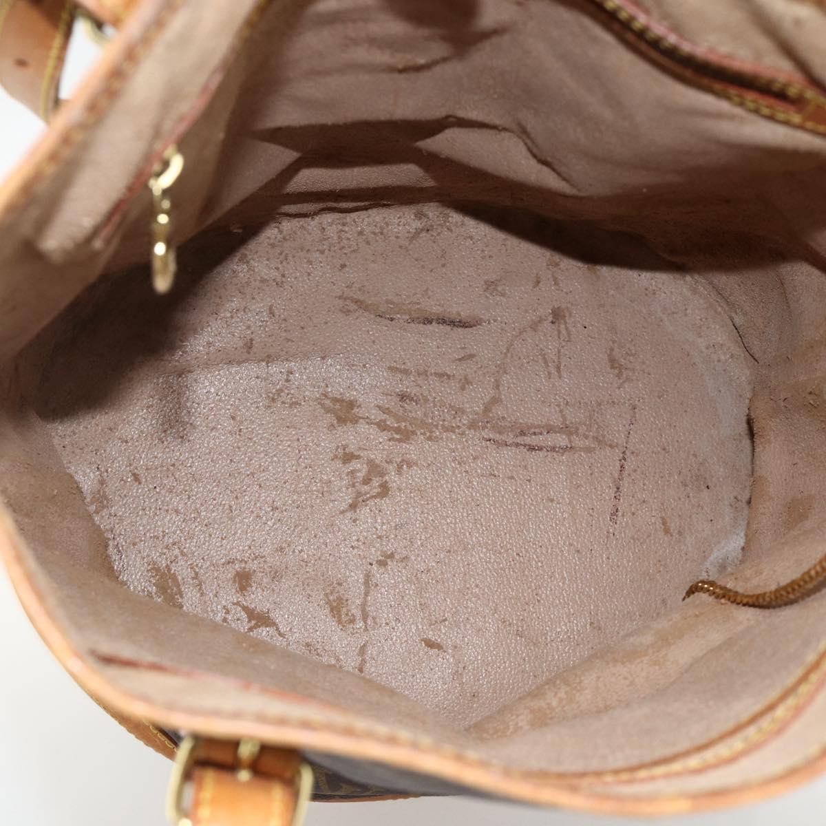 LOUIS VUITTON Monogram Bucket GM Shoulder Bag M42236 LV Auth th6659