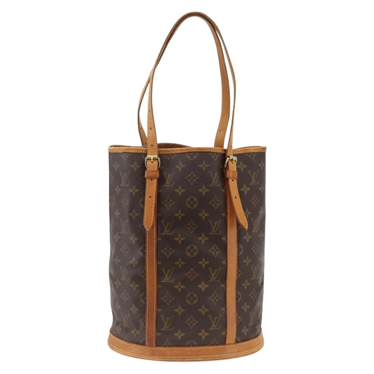 LOUIS VUITTON Monogram Bucket GM Shoulder Bag M42236 LV Auth th6659