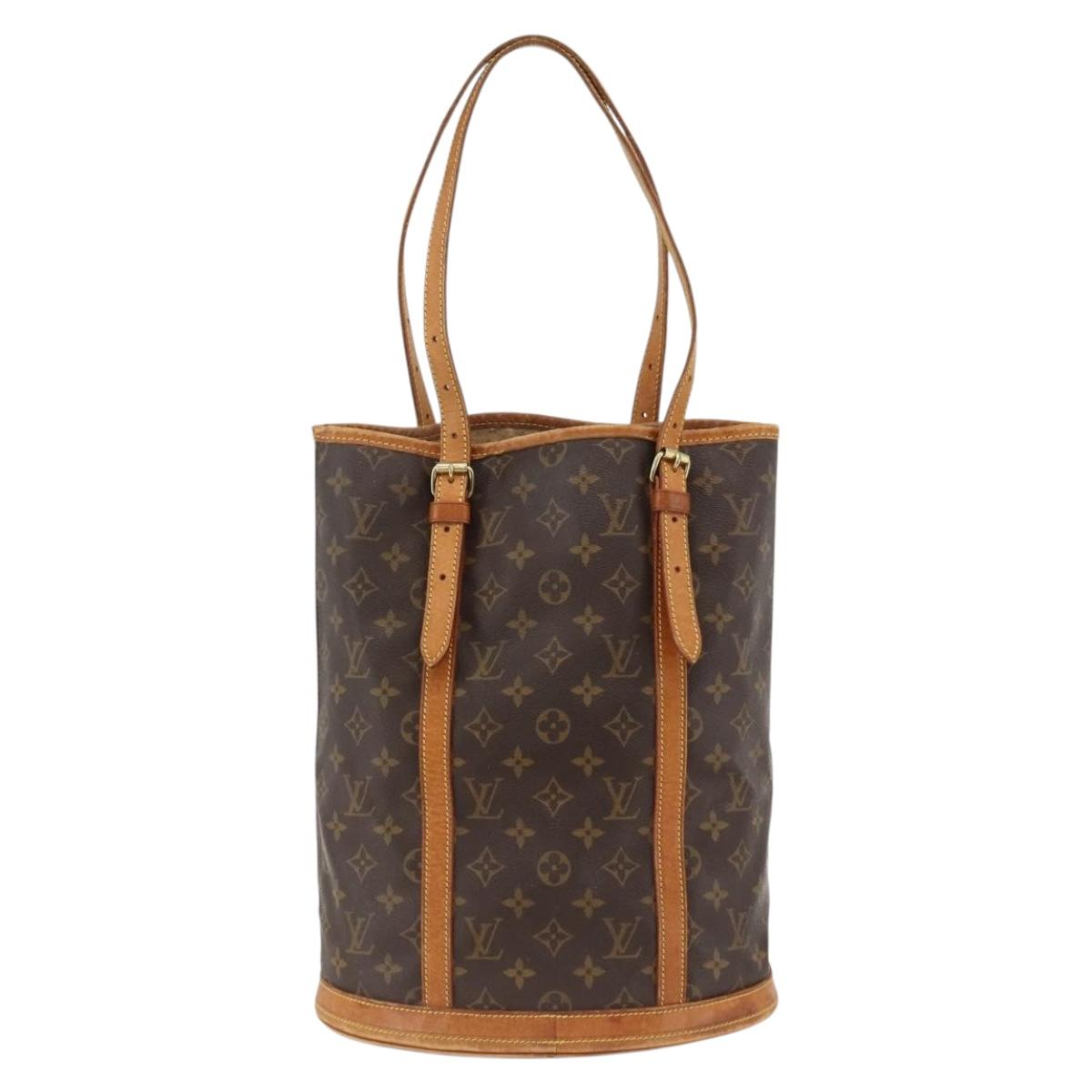 LOUIS VUITTON Monogram Bucket GM Shoulder Bag M42236 LV Auth th6659