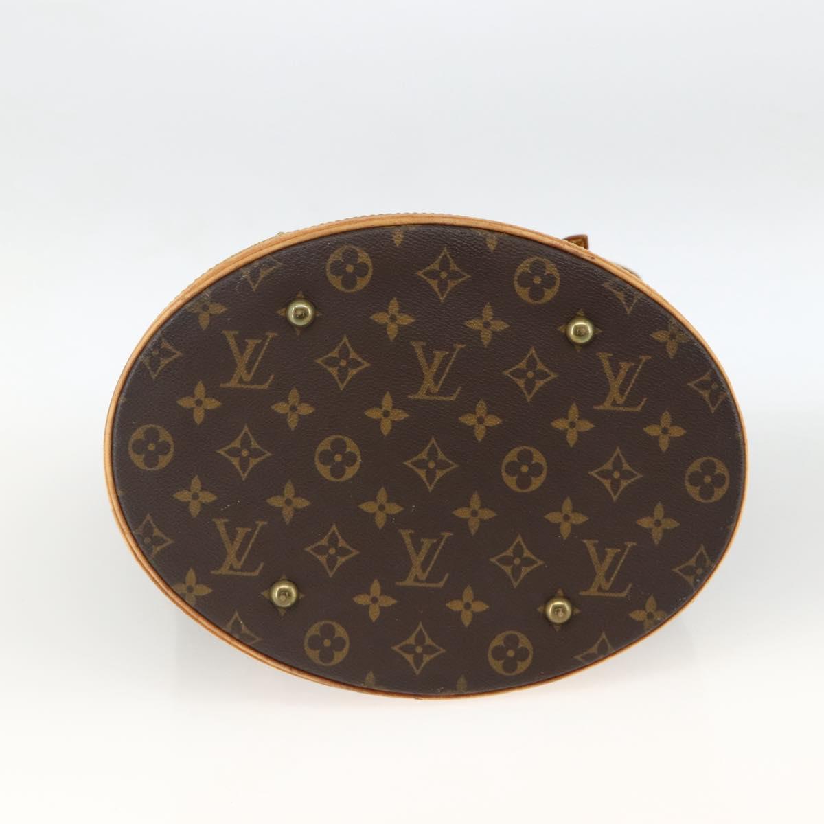 LOUIS VUITTON Monogram Bucket GM Shoulder Bag M42236 LV Auth th6659