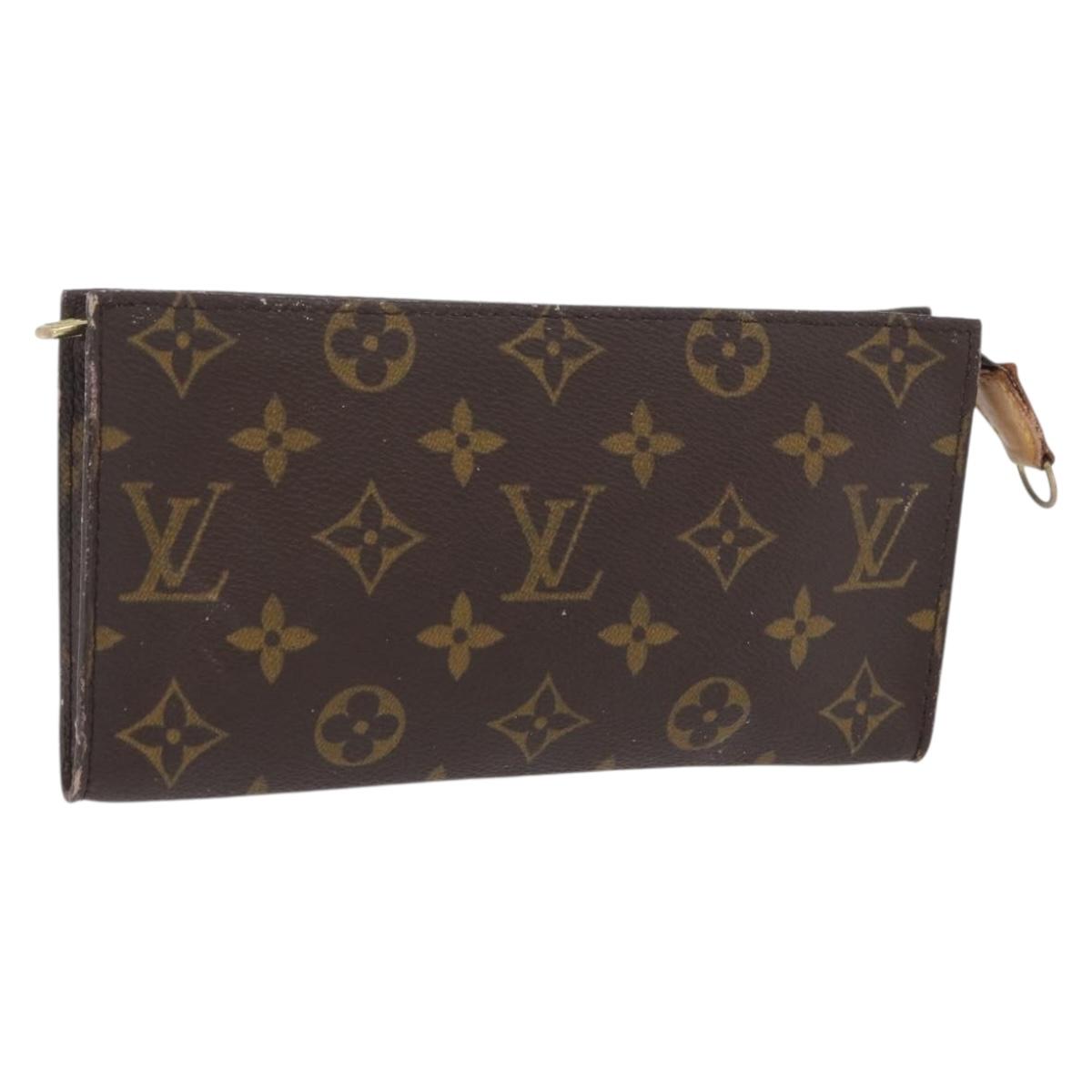 LOUIS VUITTON Monogram Bucket GM Accessory Pouch LV Auth th6660