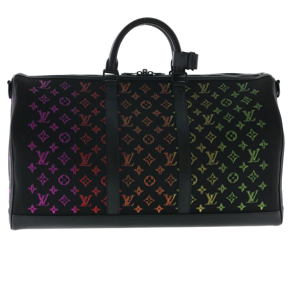 LOUIS VUITTON Monogram Light Up Keepall Bandouliere 50 Boston M44770 Auth 32711A