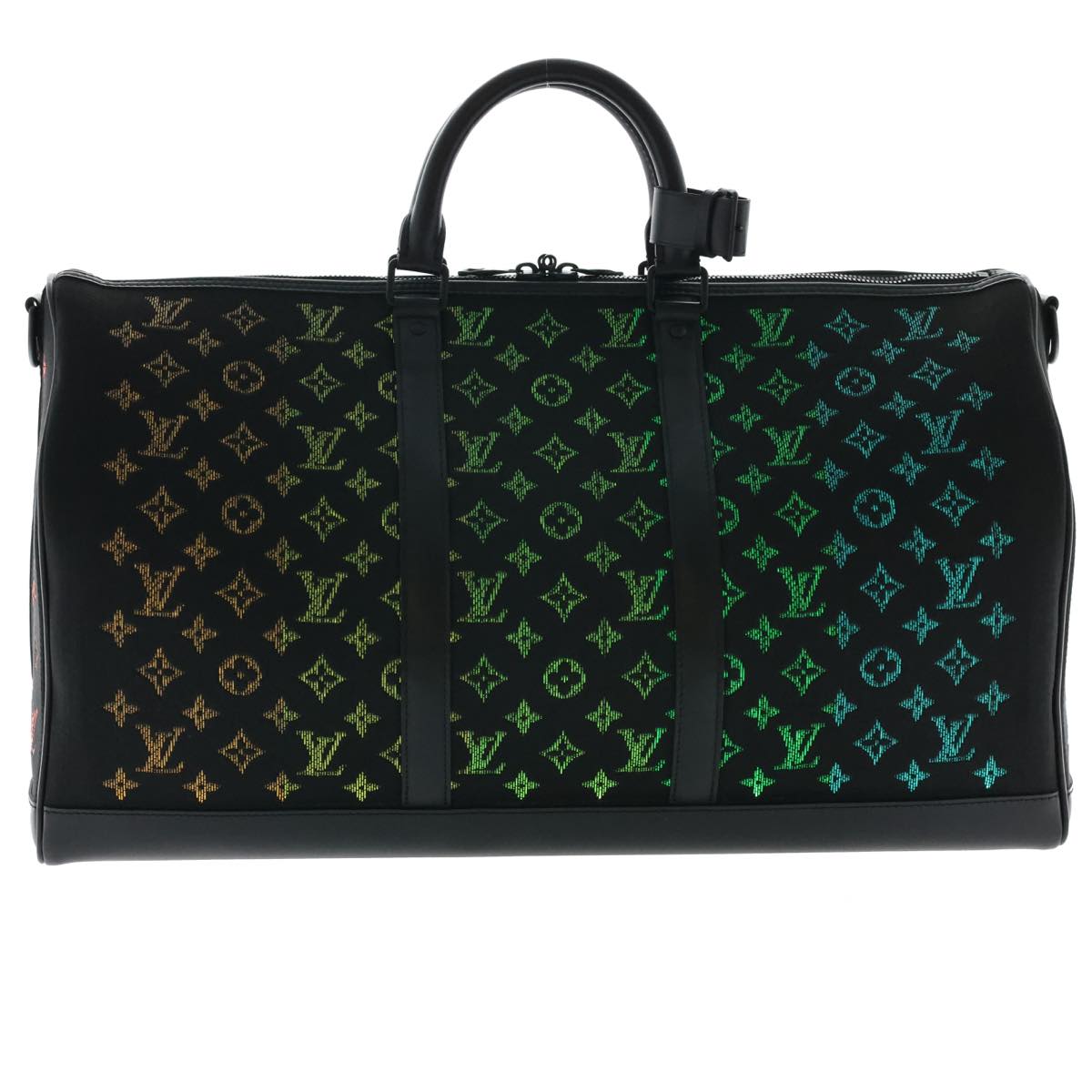 LOUIS VUITTON Monogram Light Up Keepall Bandouliere 50 Boston M44770 Auth 32711A