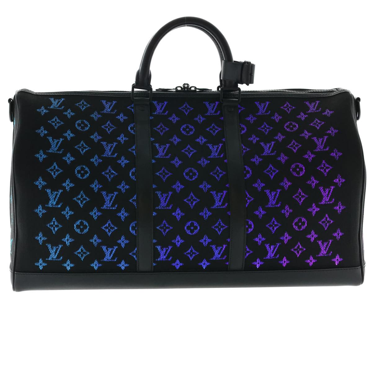 LOUIS VUITTON Monogram Light Up Keepall Bandouliere 50 Boston M44770 Auth 32711A