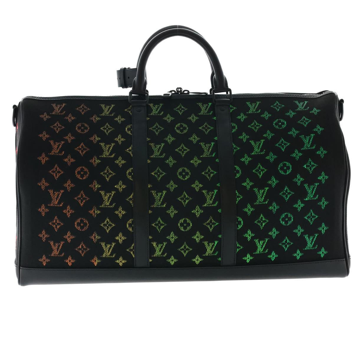 LOUIS VUITTON Monogram Light Up Keepall Bandouliere 50 Boston M44770 Auth 32711A