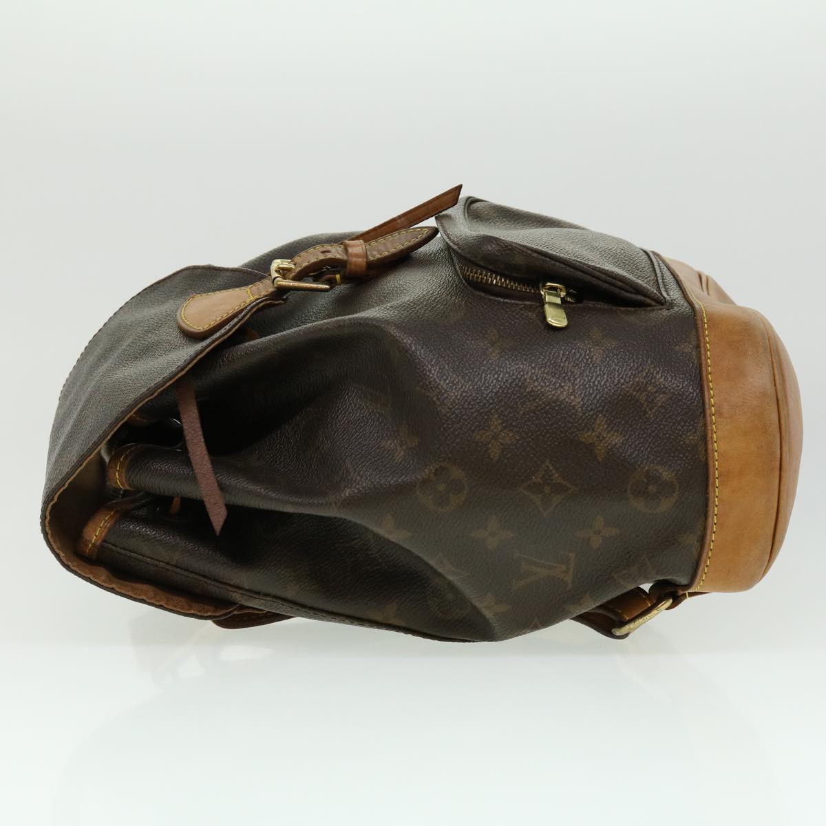 LOUIS VUITTON Monogram Montsouris MM Backpack M51136 LV Auth rd2995