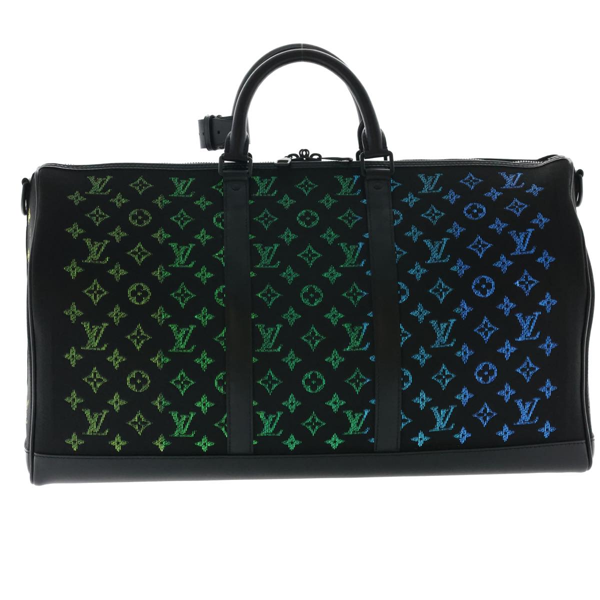 LOUIS VUITTON Monogram Light Up Keepall Bandouliere 50 Boston M44770 Auth 32711A