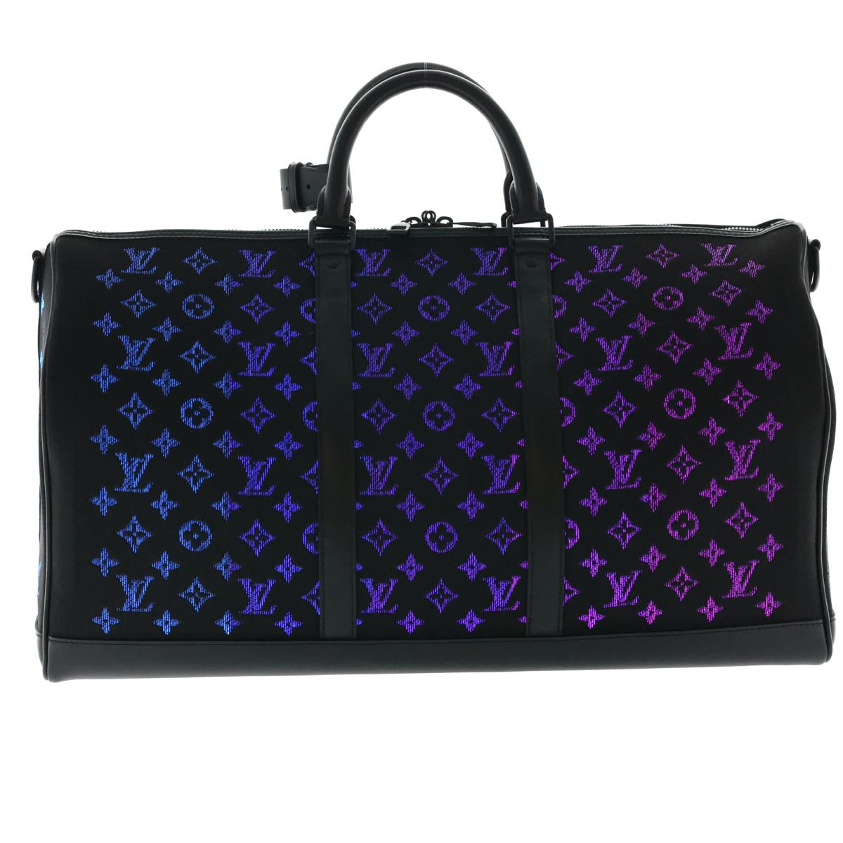 LOUIS VUITTON Monogram Light Up Keepall Bandouliere 50 Boston M44770 Auth 32711A