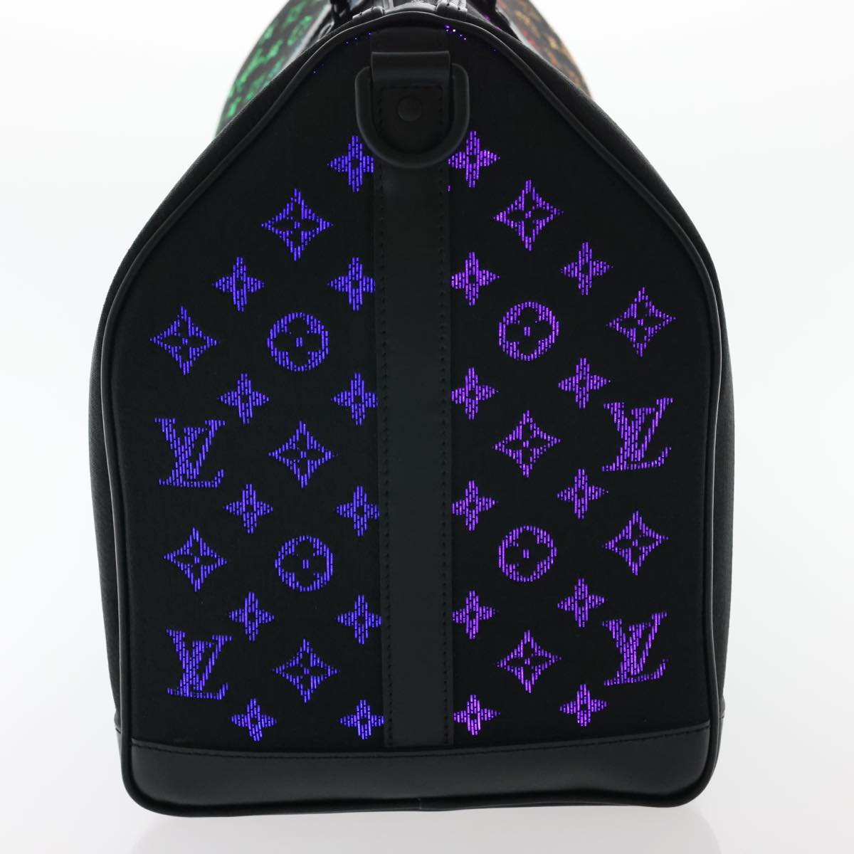 LOUIS VUITTON Monogram Light Up Keepall Bandouliere 50 Boston M44770 Auth 32711A