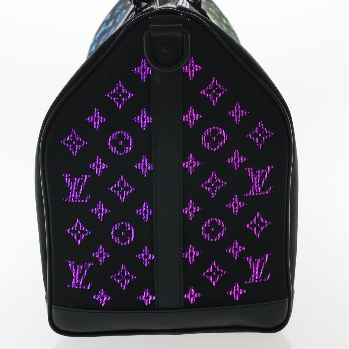 LOUIS VUITTON Monogram Light Up Keepall Bandouliere 50 Boston M44770 Auth 32711A