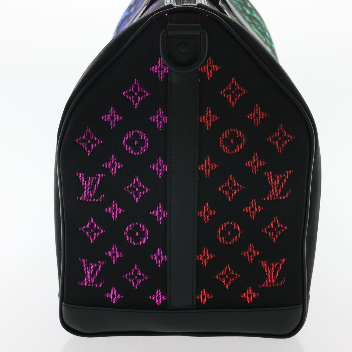 LOUIS VUITTON Monogram Light Up Keepall Bandouliere 50 Boston M44770 Auth 32711A