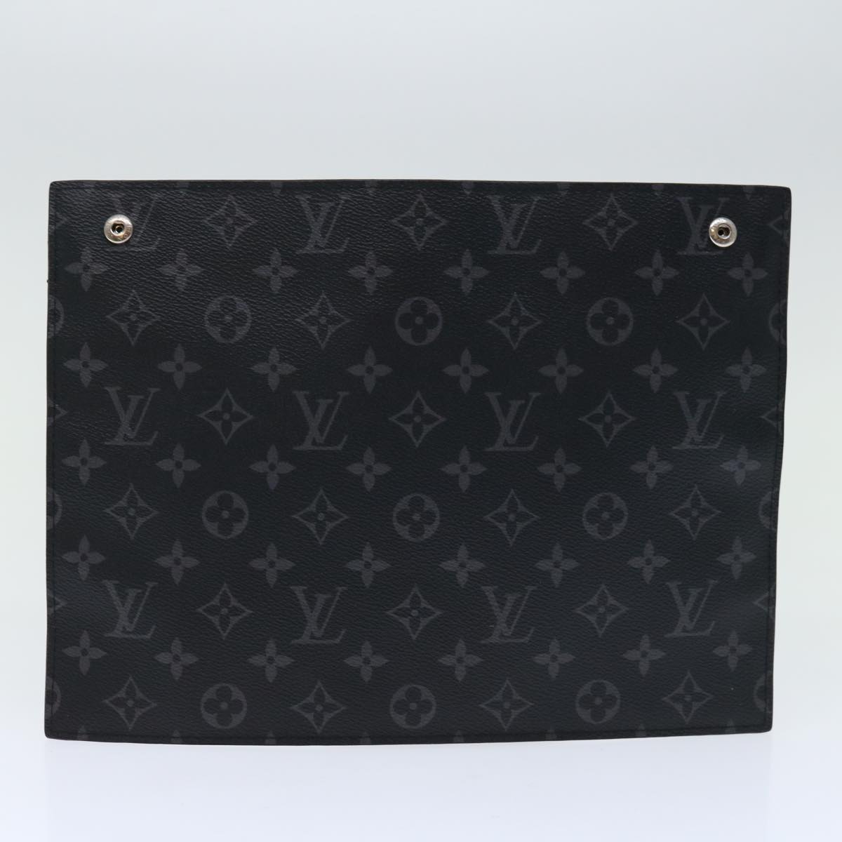 LOUIS VUITTON Monogram Eclipse Grand Sac Hand Bag M44733 LV Auth tb1030