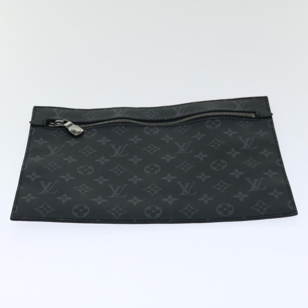 LOUIS VUITTON Monogram Eclipse Grand Sac Hand Bag M44733 LV Auth tb1030