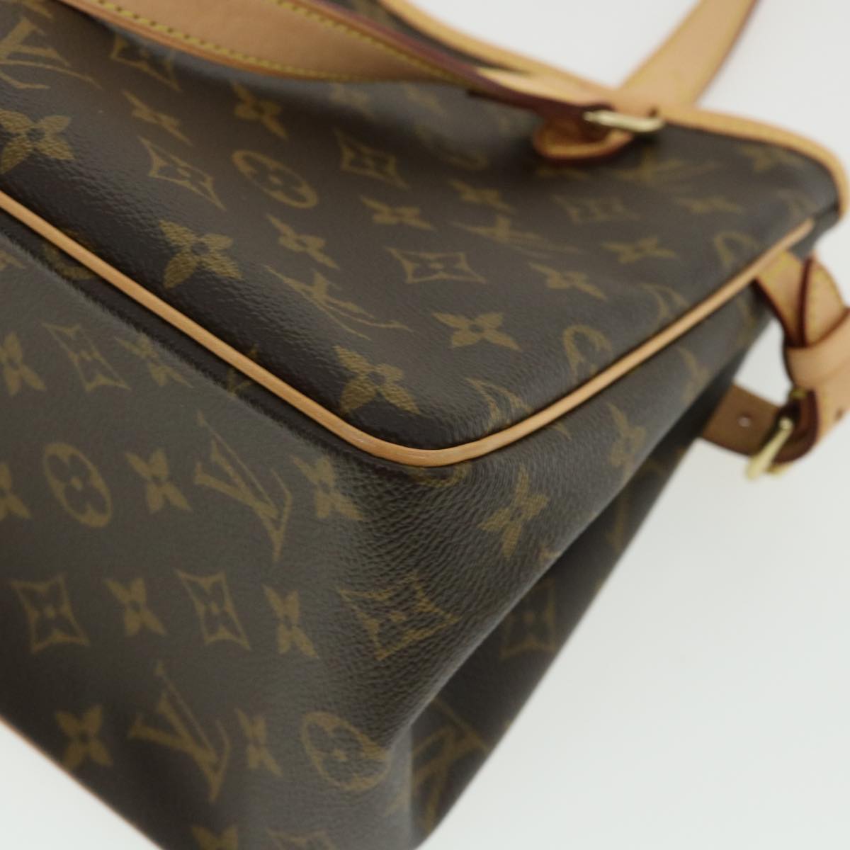 LOUIS VUITTON Monogram Batignolles Hand Bag M51156 LV Auth 27840A