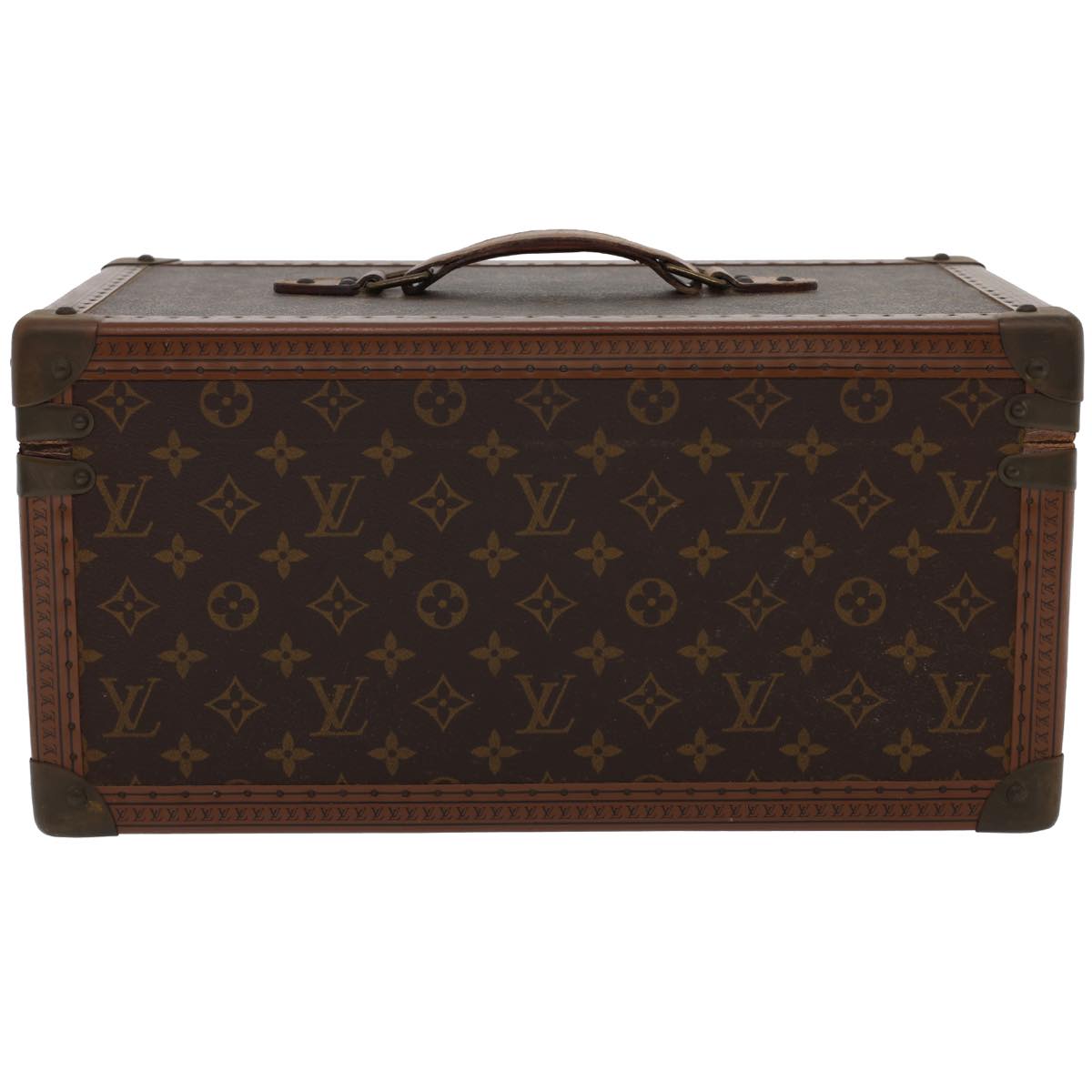 LOUIS VUITTON Monogram Boite Buteil Hand Bag Vanity Vintage M21822 Auth am1389gA