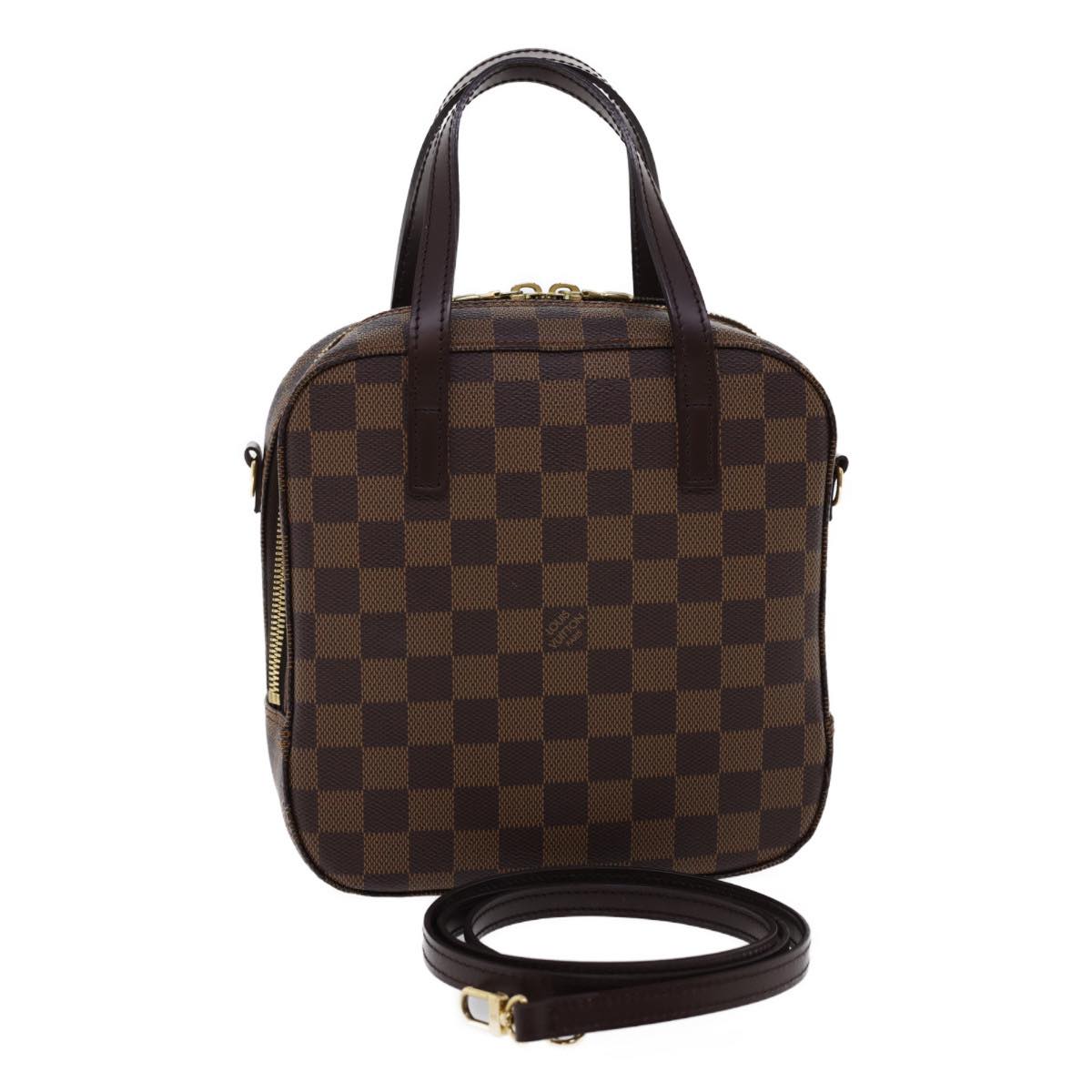 LOUIS VUITTON Damier Ebene Spontini Hand Bag SP Order N48021 LV Auth 27266SAV