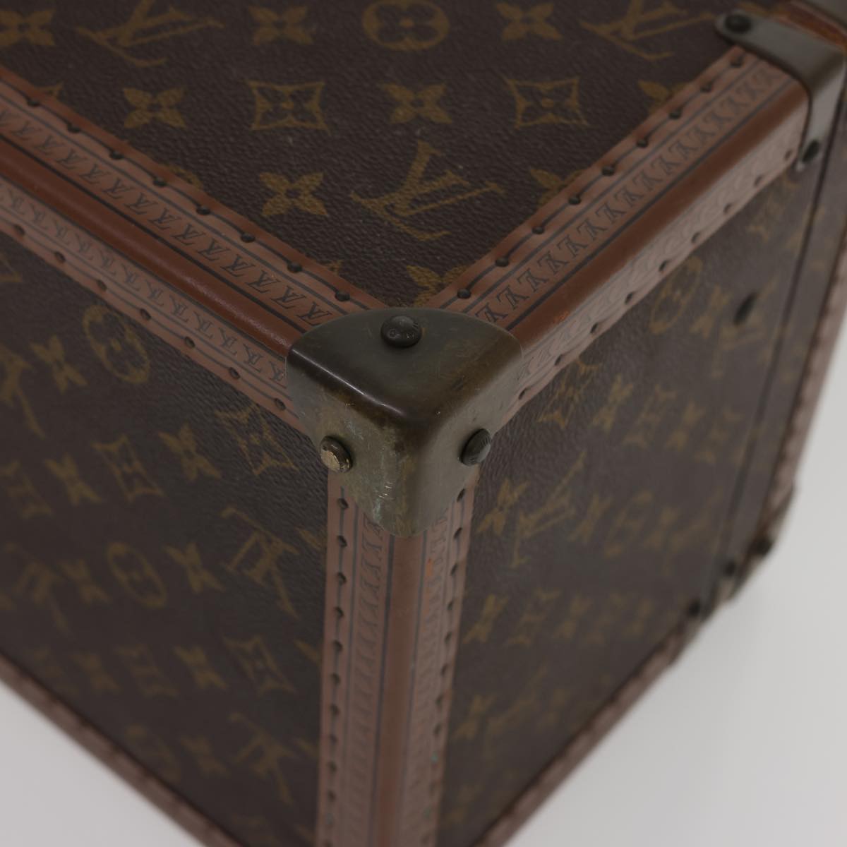 LOUIS VUITTON Monogram Boite Buteil Hand Bag Vanity Vintage M21822 Auth am1389gA