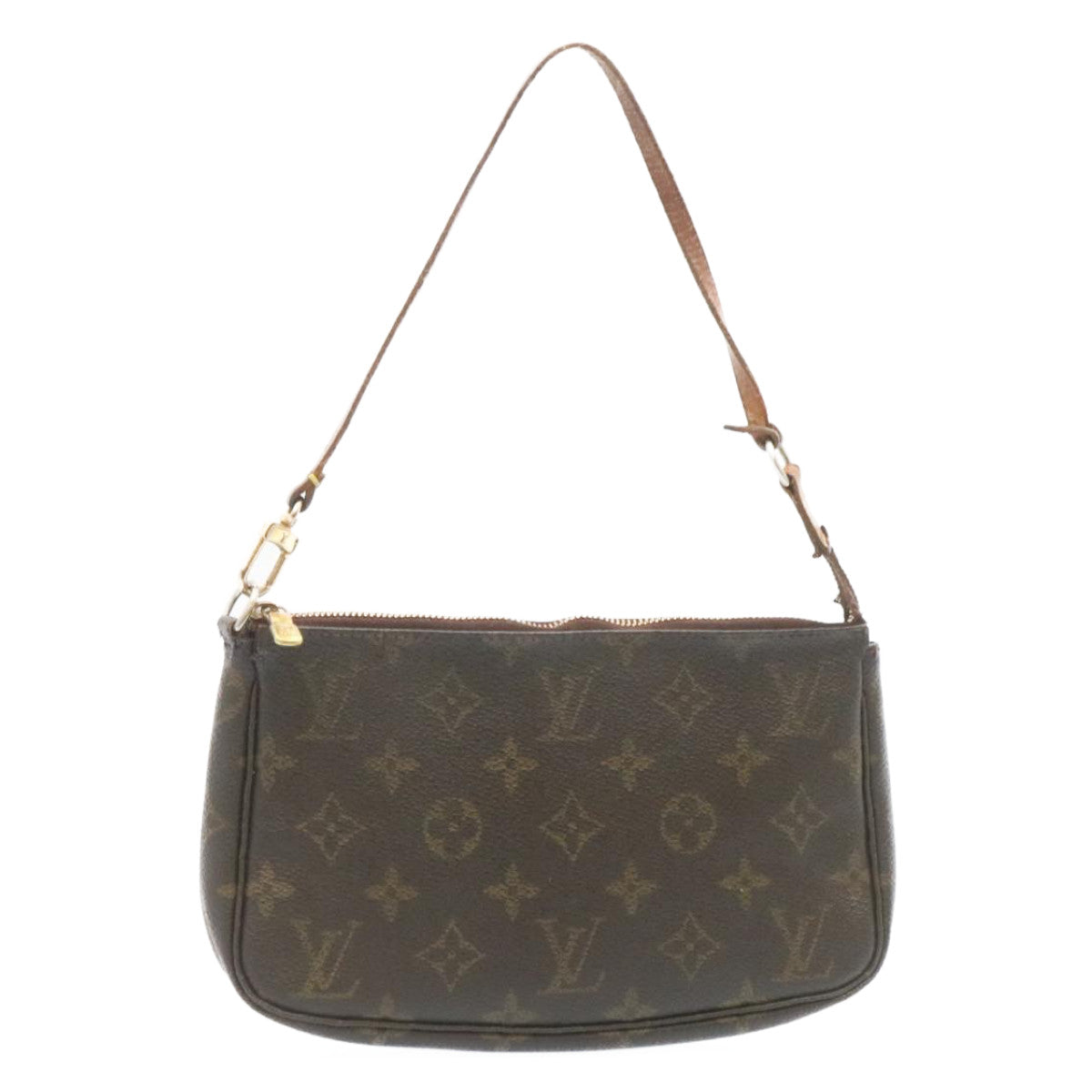 LOUIS VUITTON Monogram Pochette Accessoires Pouch M51980 LV Auth hk155