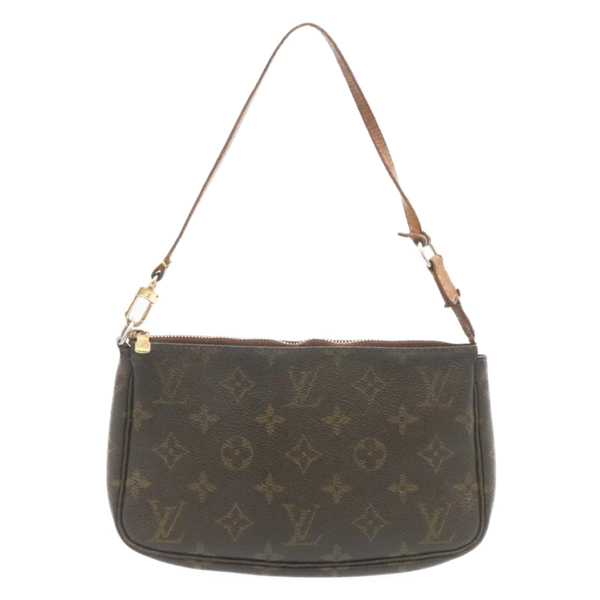 LOUIS VUITTON Monogram Pochette Accessoires Pouch M51980 LV Auth hk155