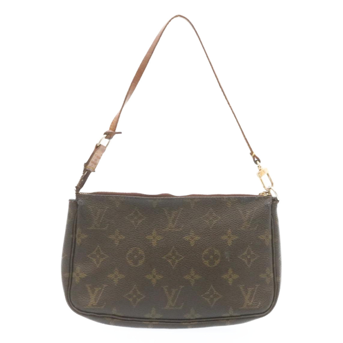 LOUIS VUITTON Monogram Pochette Accessoires Pouch M51980 LV Auth hk155