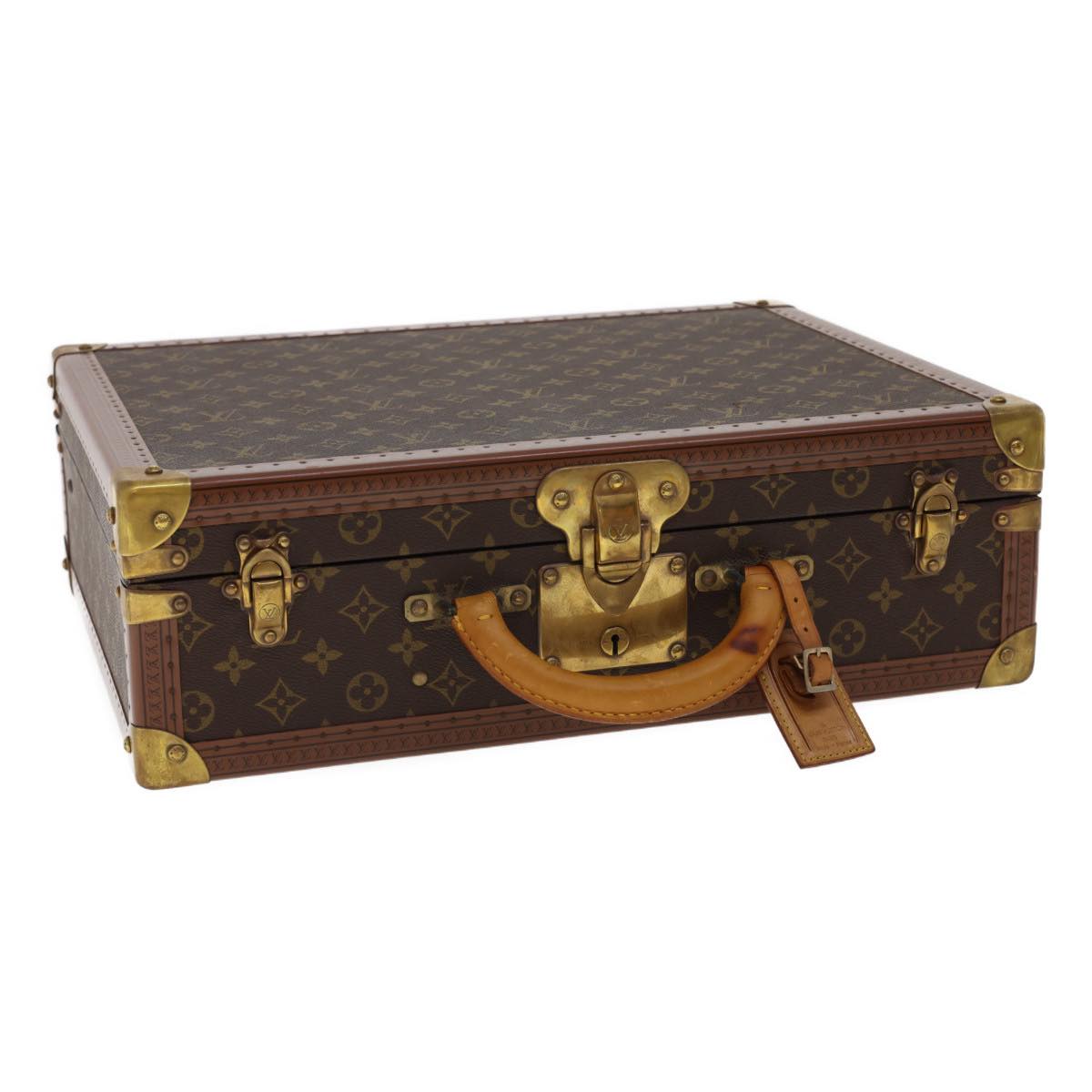 LOUIS VUITTON Monogram Cotteville 45 Trunk Vintage M21422 LV Auth 27655A