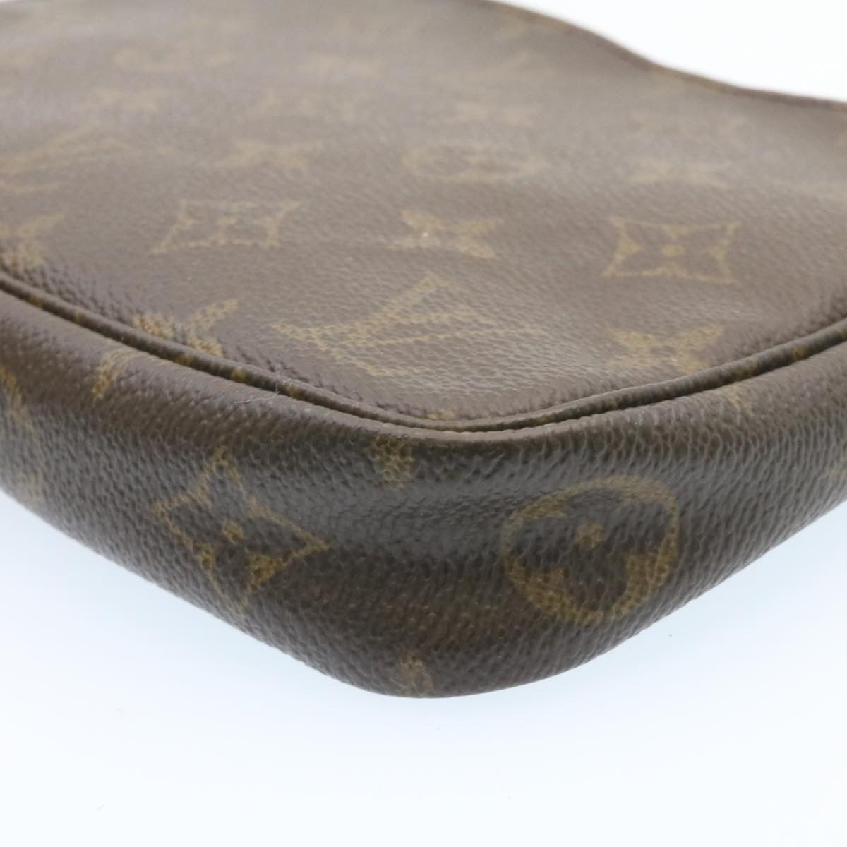 LOUIS VUITTON Monogram Pochette Accessoires Pouch M51980 LV Auth hk155