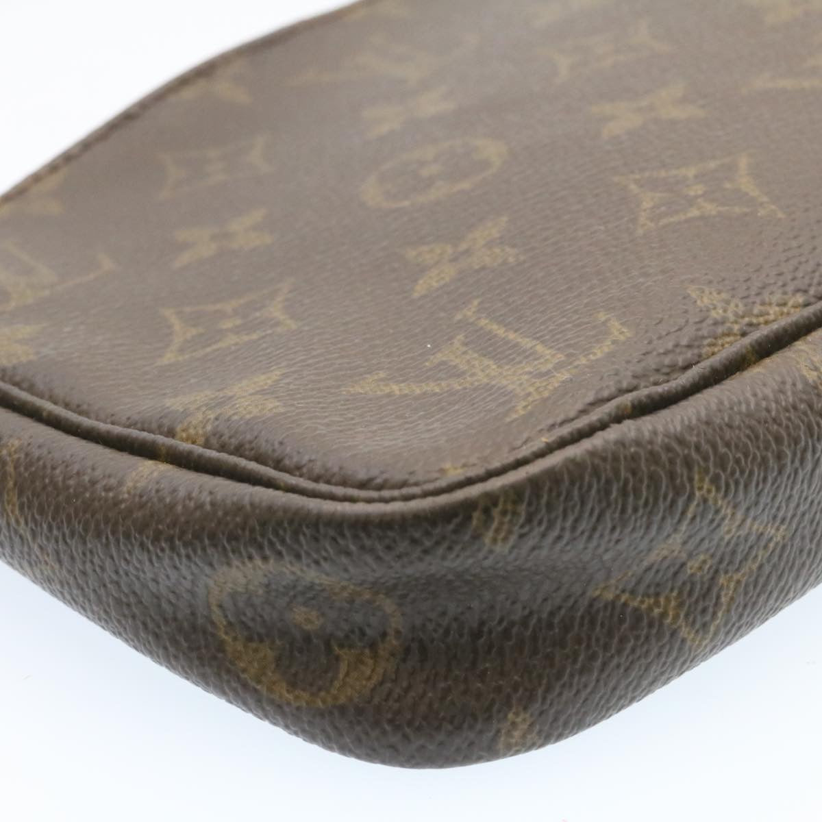 LOUIS VUITTON Monogram Pochette Accessoires Pouch M51980 LV Auth hk155