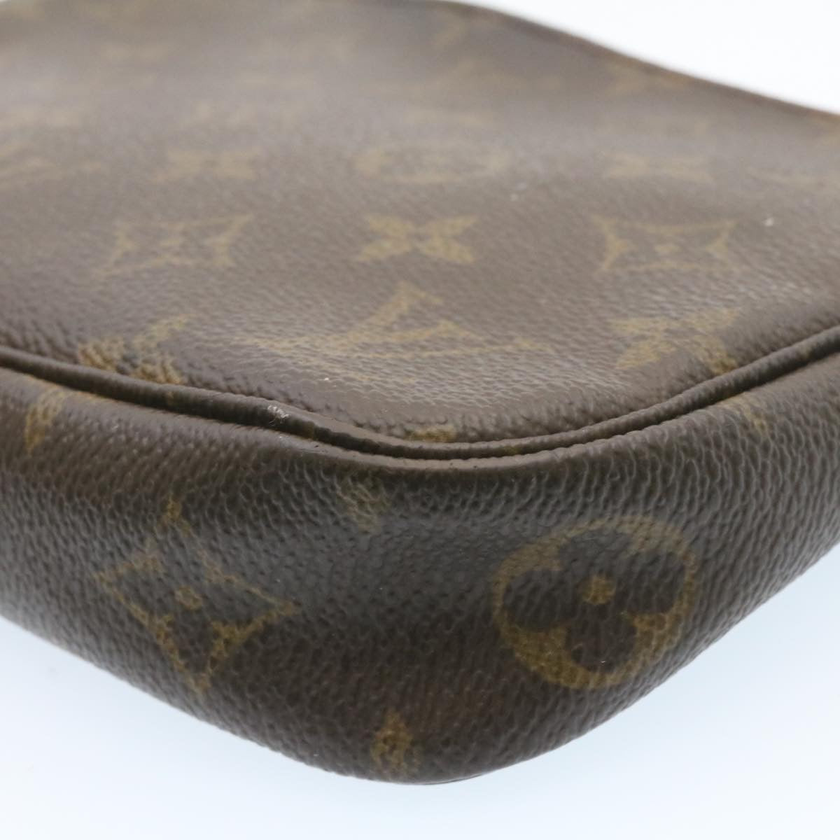 LOUIS VUITTON Monogram Pochette Accessoires Pouch M51980 LV Auth hk155