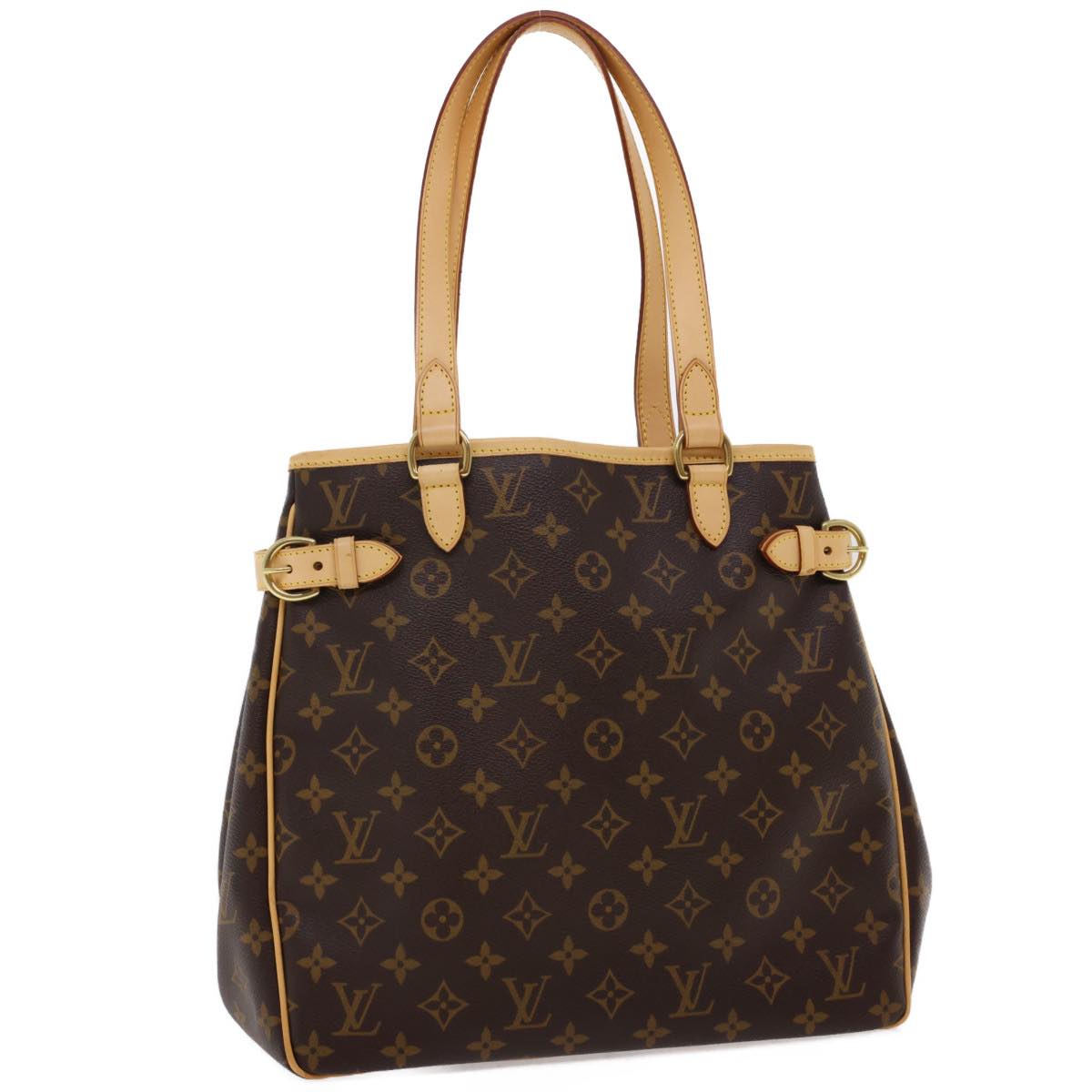 LOUIS VUITTON Monogram Batignolles Vertical Tote Bag M51153 LV Auth 27842A