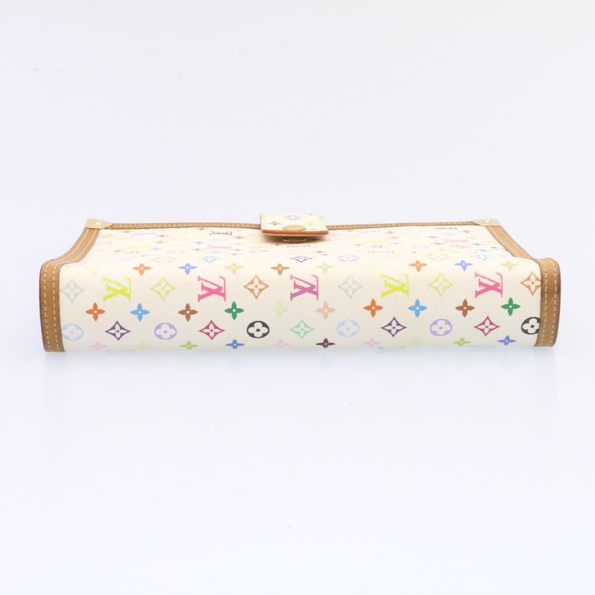 LOUIS VUITTON Multicolor Agenda GM Day Planner Cover White R20894 LV am701sA