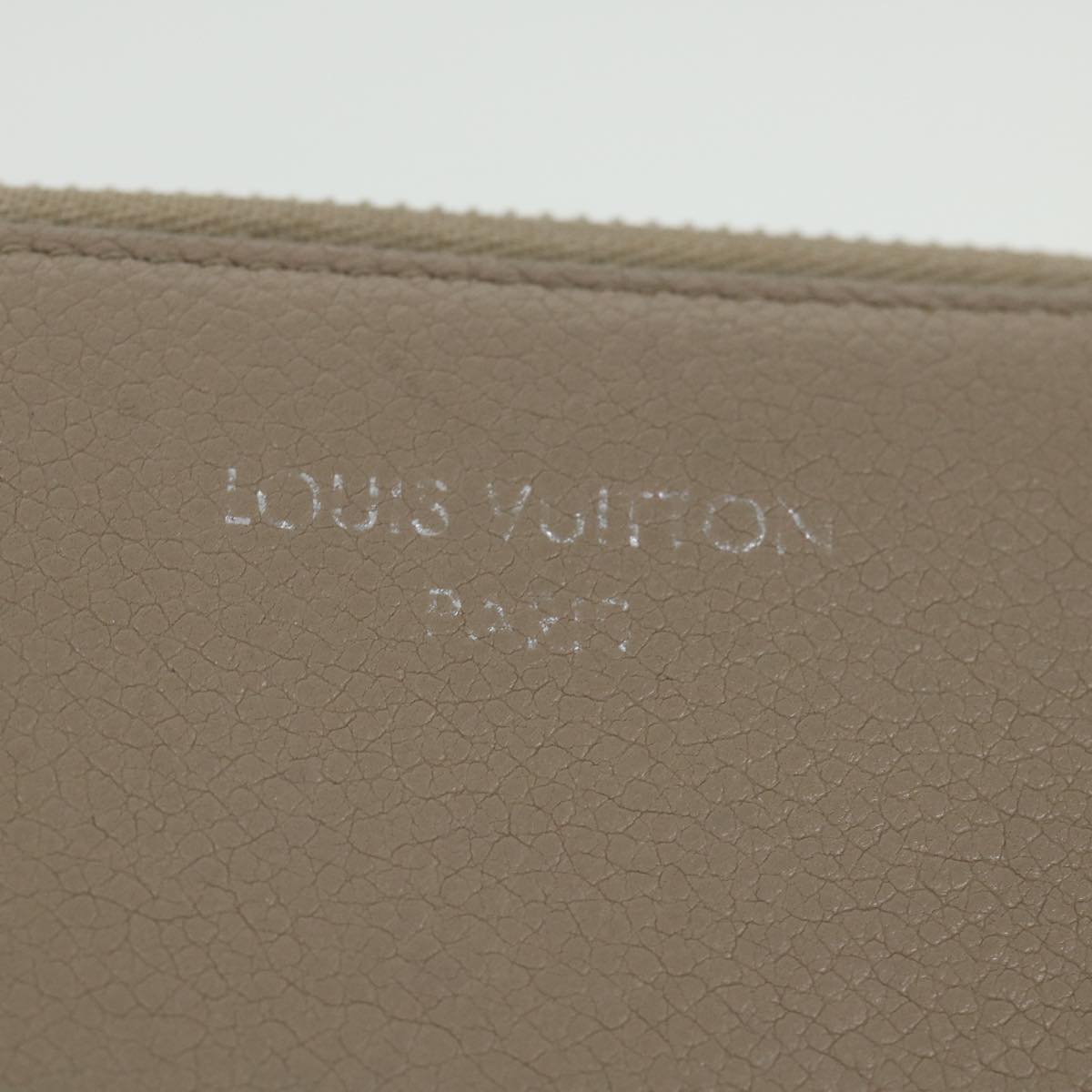 LOUIS VUITTON Portefeuille Comet Wallet Kashmir Leather Galet M60147 Auth pt232