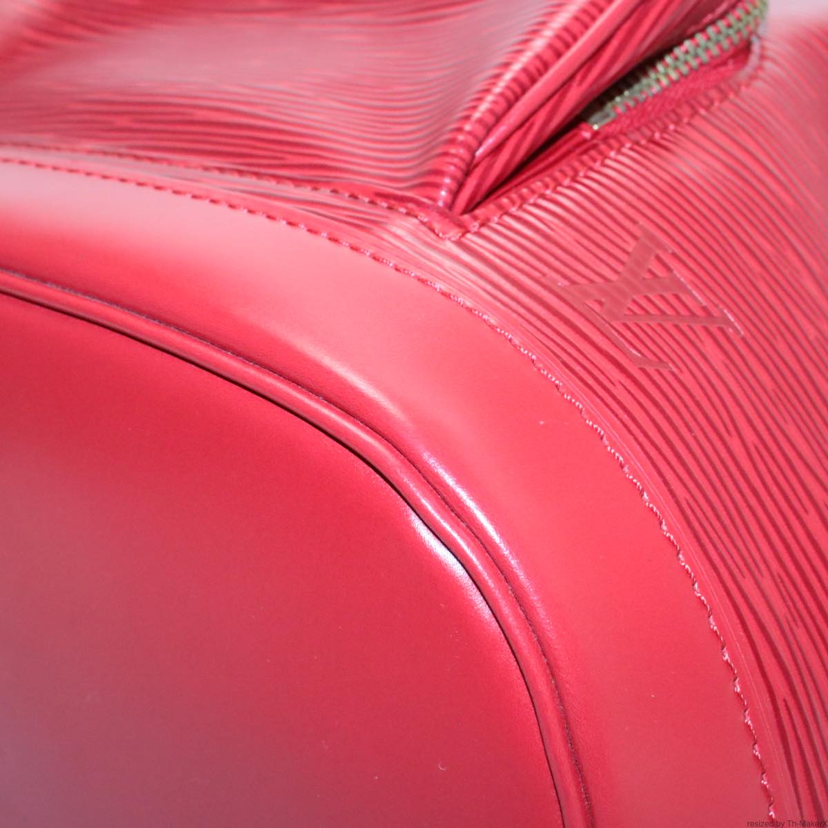 LOUIS VUITTON Epi Montsouris MM Backpack Red LV Auth am2389sA