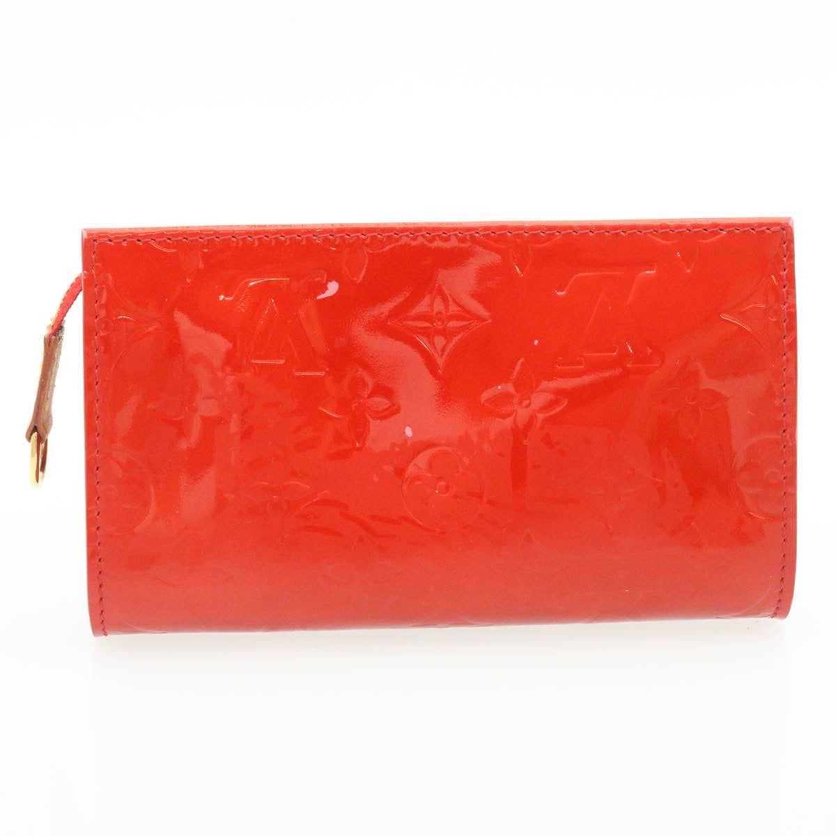 LOUIS VUITTON Monogram Vernis Bucket PM Shoulder Bag SP Order Rouge Auth 22324SM