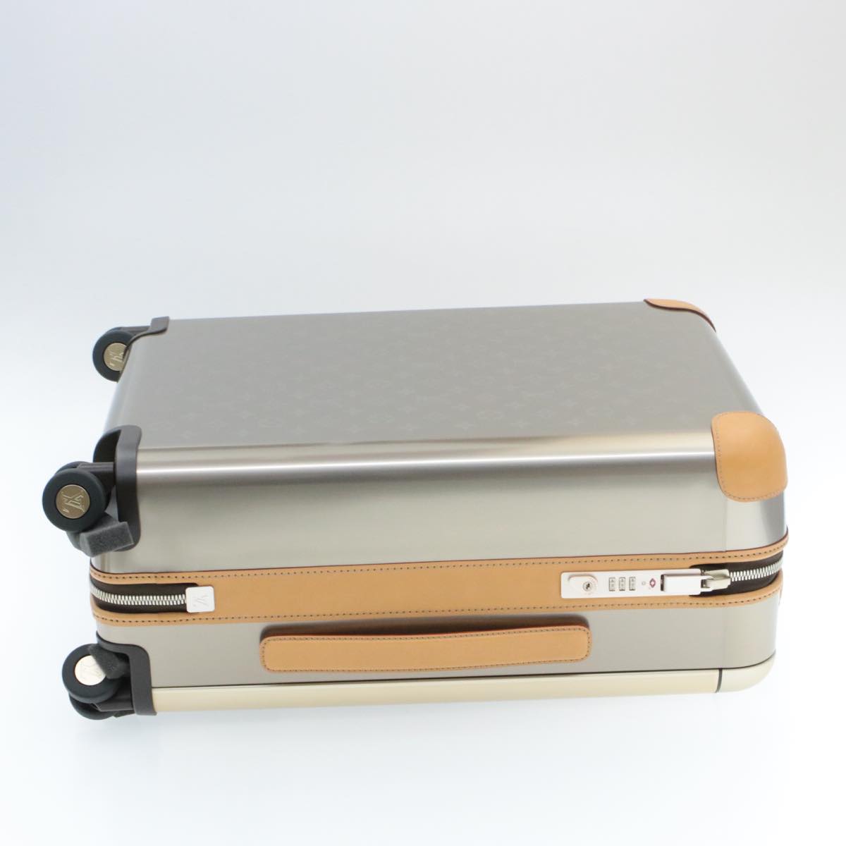 LOUIS VUITTON Monogram Titanium Horizon 55 Roller Suitcase M41226 LV Auth ak157SM