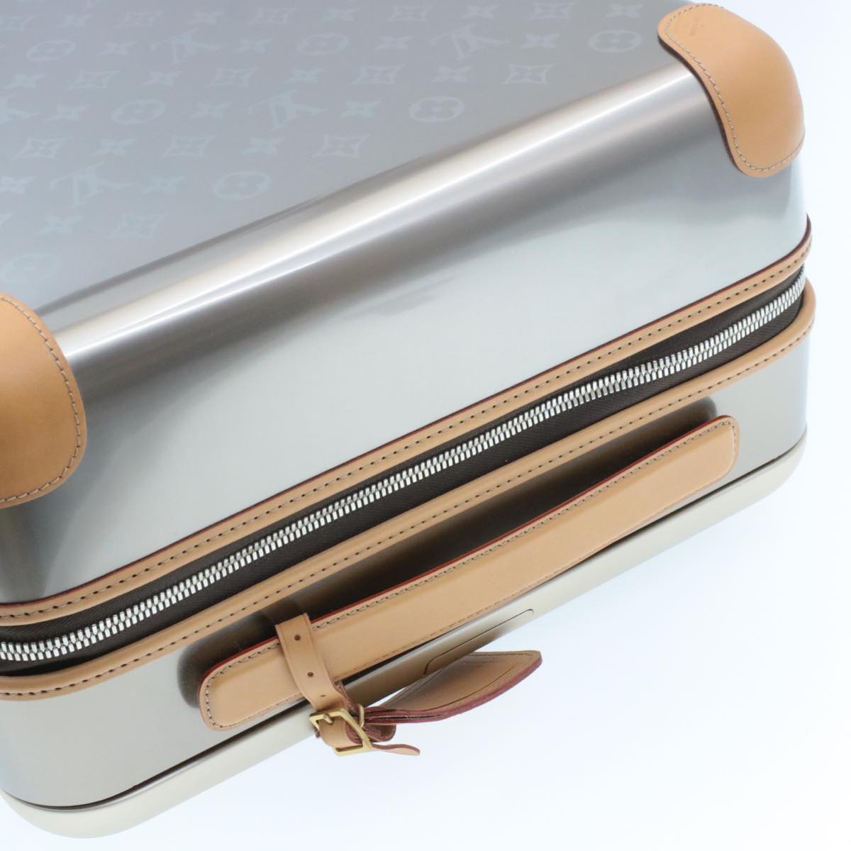 LOUIS VUITTON Monogram Titanium Horizon 55 Roller Suitcase M41226 LV Auth ak157SM