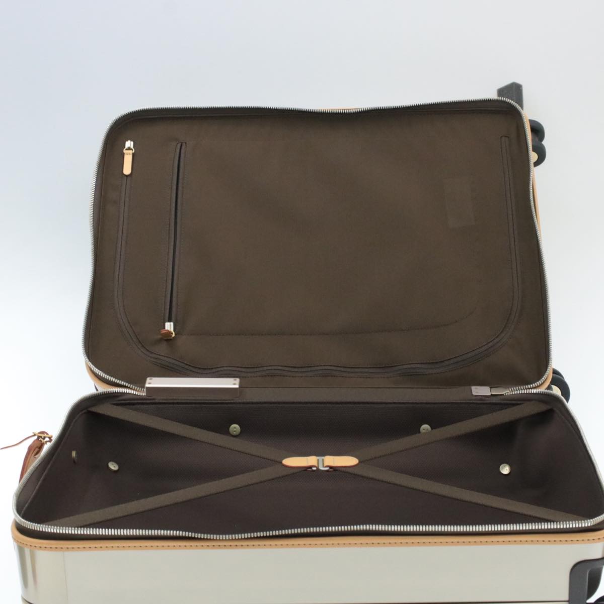 LOUIS VUITTON Monogram Titanium Horizon 55 Roller Suitcase M41226 LV Auth ak157SM