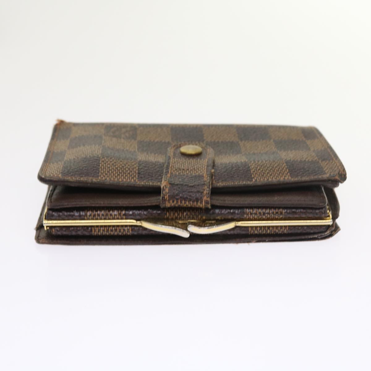 LOUIS VUITTON Damier Ebene Azur Wallet 5Set LV Auth ti466