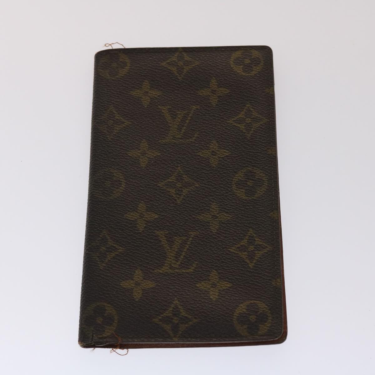 LOUIS VUITTON Monogram Pouch Long Wallet 4Set LV Auth 42062