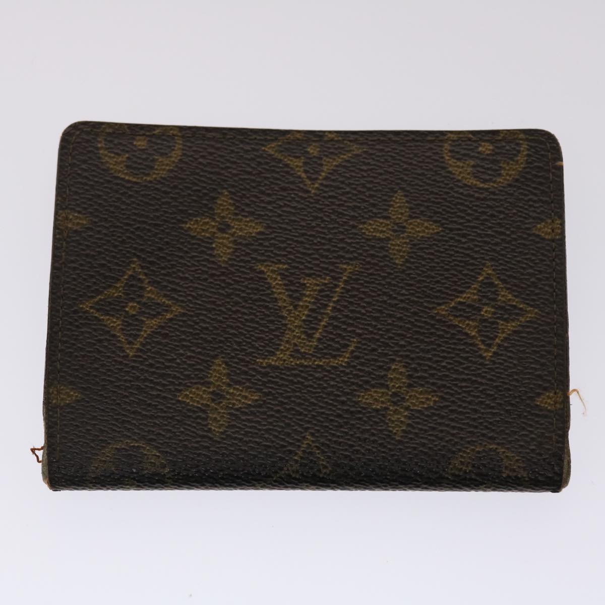 LOUIS VUITTON Monogram Pouch Long Wallet 4Set LV Auth 42062