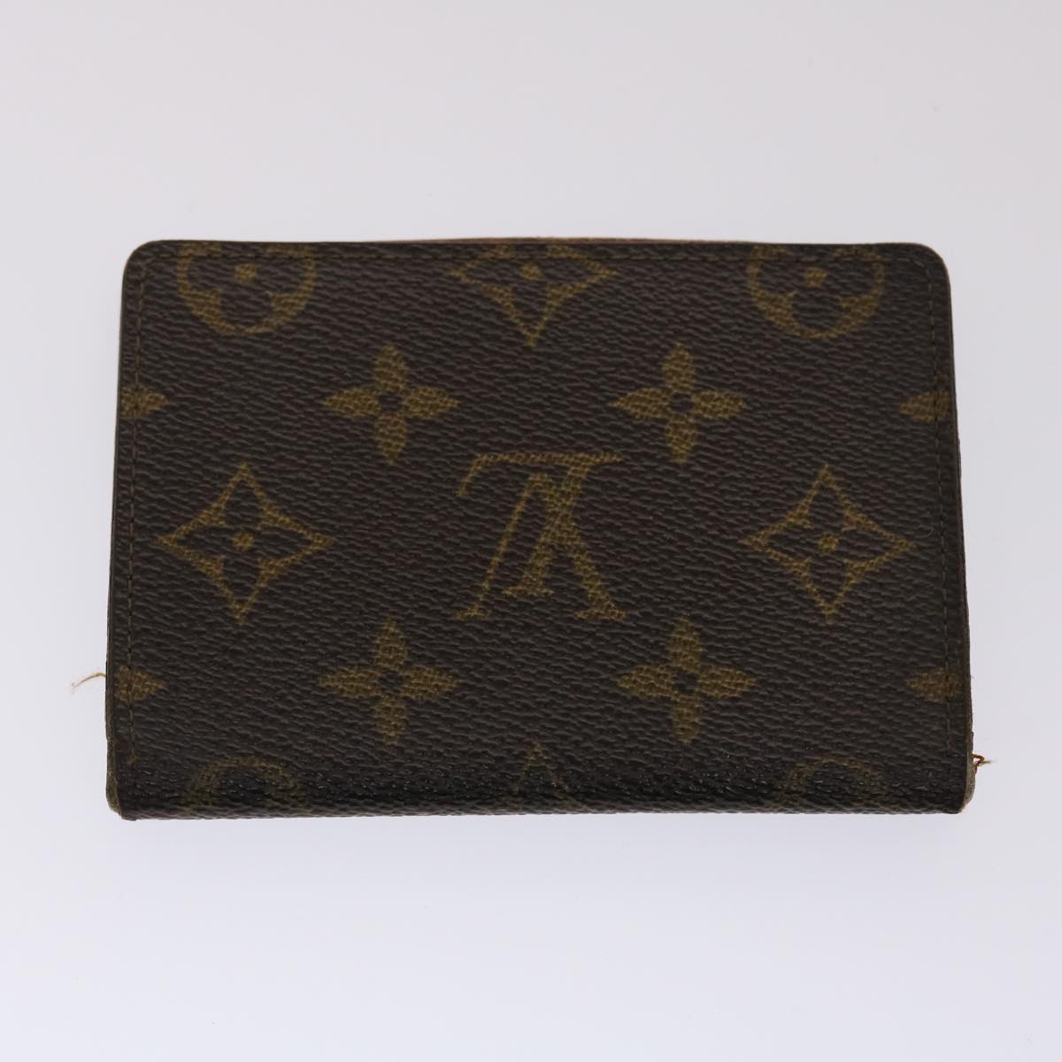 LOUIS VUITTON Monogram Pouch Long Wallet 4Set LV Auth 42062