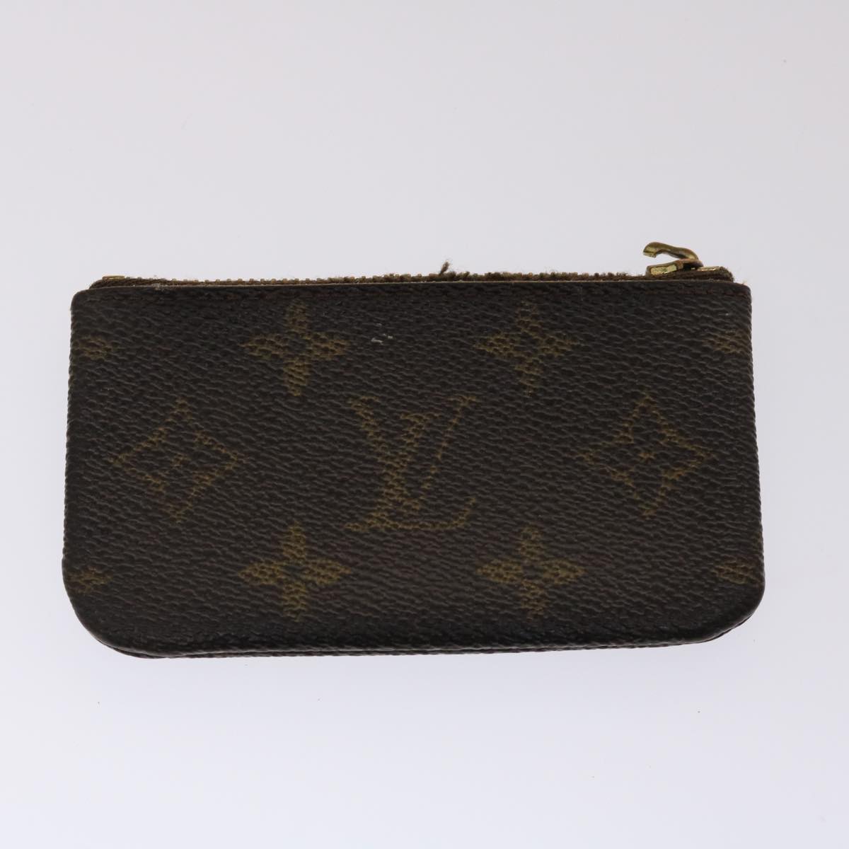 LOUIS VUITTON Monogram Pouch Long Wallet 4Set LV Auth 42062